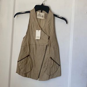 Illia Genuine Leather Vest